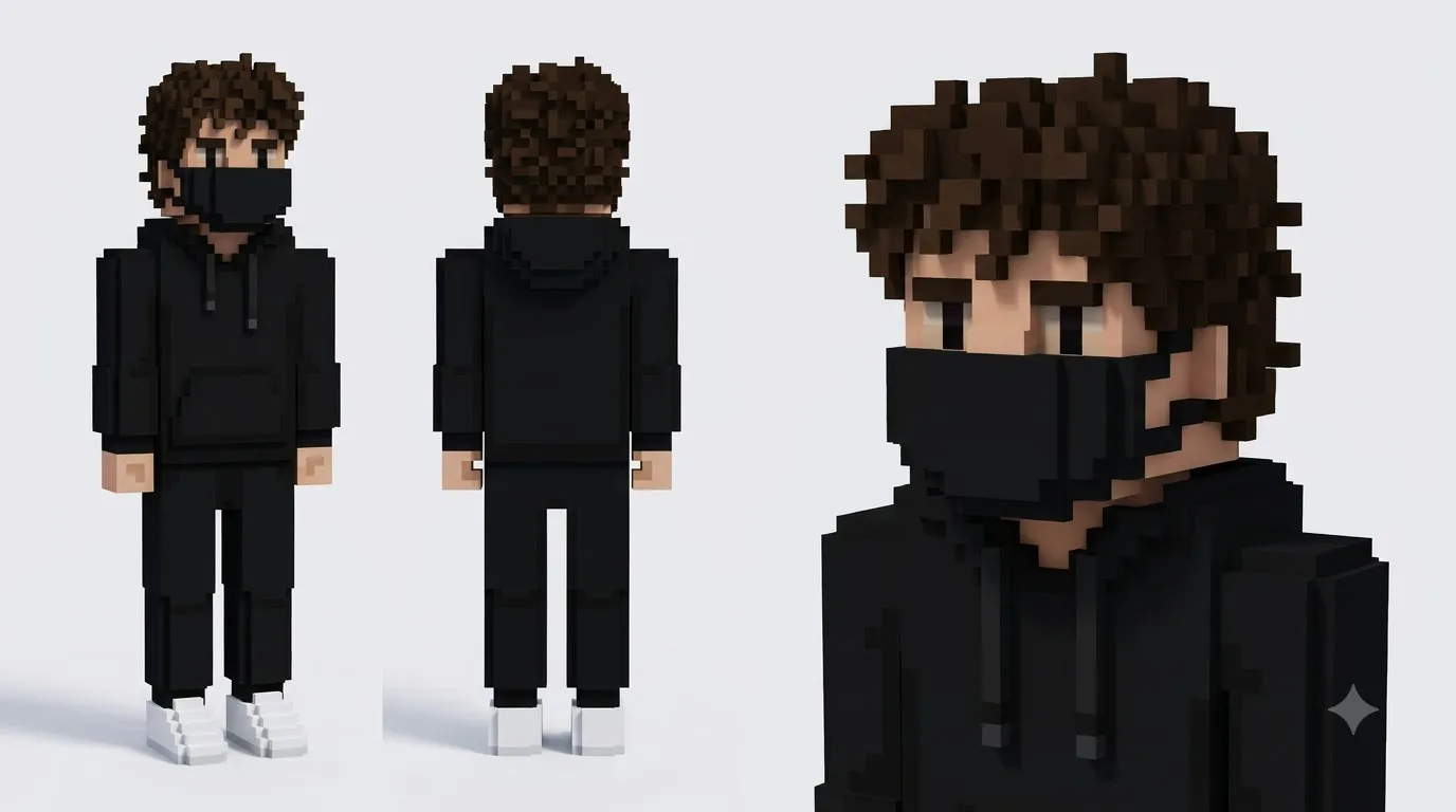 Minecraft Voxel Style