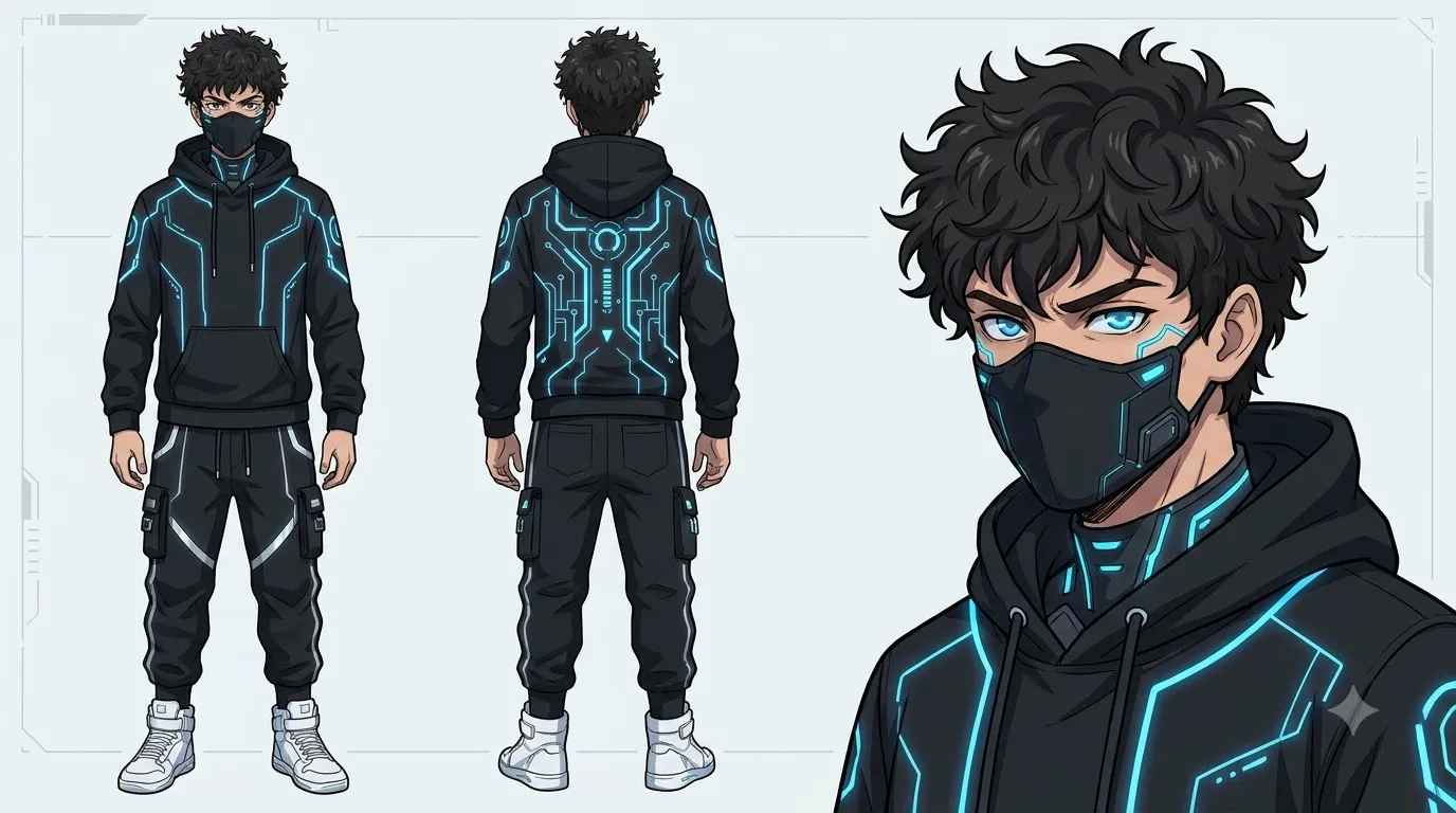 Cyberpunk Anime Style