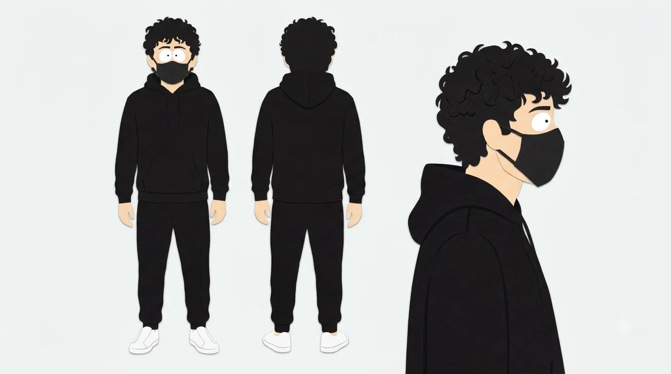 South Park Cutout Style